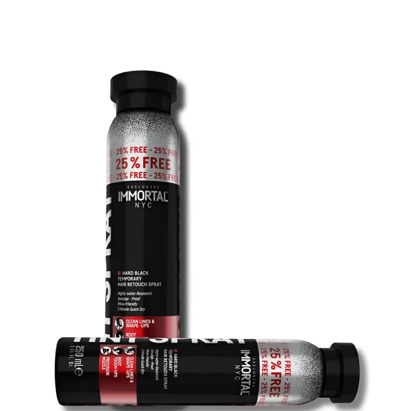 TINTURA SPRAY BLACK RETOQUE IMMORTAL 250ml