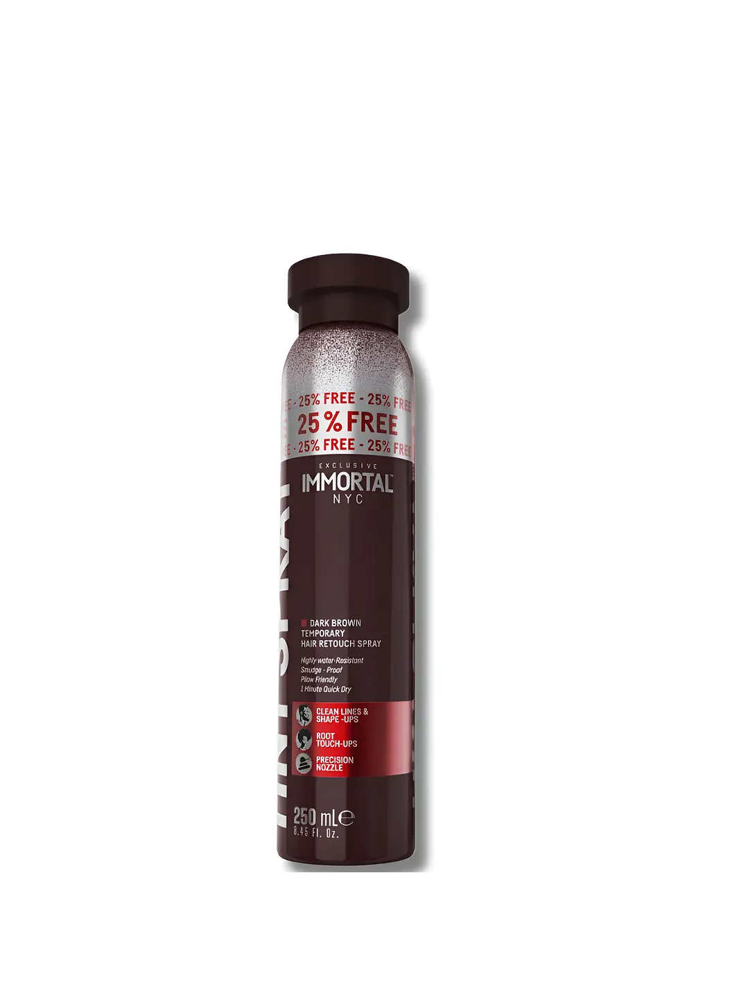 TINTURA SPRAY DARK BROWN RETOQUE IMMORTAL 250ml
