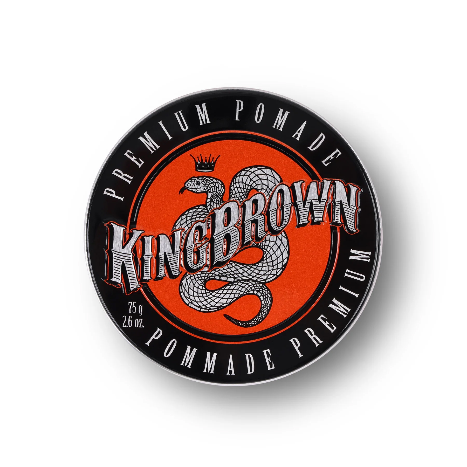 King Brown Premium Pomade envase circular